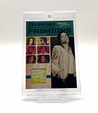 Panini 2011 Michael Jackson Televised Fashions Show Worn Relic Patch TV4 picture