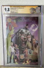 Batman Scooby-Doo Mysteries 12 Foil CGC 9.8 SS Signed Clayton Crain Acetate Auto picture
