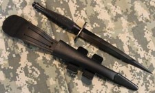 MOD MARKED John Nowill Fairbairn Sykes Commando Knife Double Edge KNURLED GRIP picture