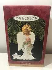 NIB 1997 Hallmark GLOWING ANGEL Ornament w/ LIGHT picture