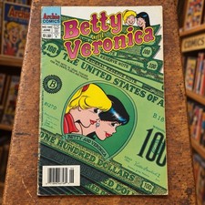 Betty and Veronica #100 June 1996 Archie Comics $100 Bill Cover Vintage Comic picture