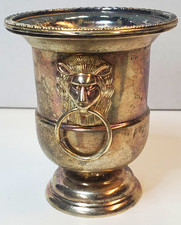 Diener Silver Plate Cup Goblet with Lion Head Ring Handles picture