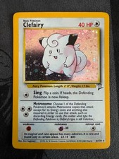 2000 Pokémon Base Set 2 Holo Clefairy 6/130 - Rare Holofoil - LP picture