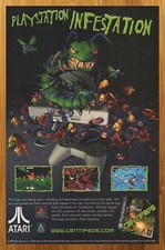 1999 Centipede Playstation 1 PS1 Print Ad/Poster Official Video Game Promo Art picture