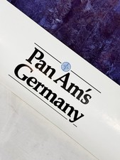 PAN AM AIRWAYS AIRLINES GERMANY 1970's Vintage TRAVEL poster 28x42 picture