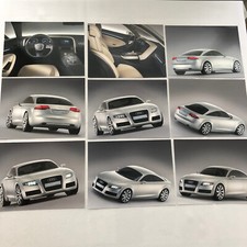 Audi Nuvolari Concept Car Factory Press Photo Photograph Lot 9x picture