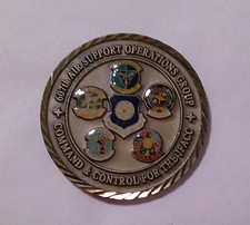 607TH AIR SUPPORT OPERATIONS GROUP JFACC Challenge Coin - 2-Inch Diameter NICE picture