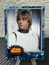 Luke Skywalker #1 2022 Topps Chrome Sapphire Edition 1977 Star Wars picture