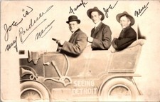 Vintage Detroit Michigan RPPC Postcard - 1904-1918 picture