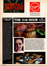 Virgin Interactive The 11th Hour EGM Magazine Ad Print 1995 Gaming picture