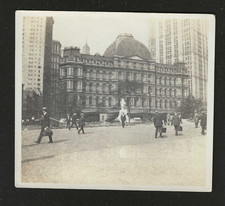 Vintage NYC Photo City Hall Post Office & Woolworth Bldg Lower Manhattan c1915 picture