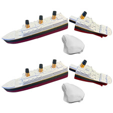 2-Pack Split In Half Titanic Bath Boat And Pool Toy, Break In Half Titanic Toys picture