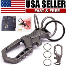 Heavy duty metal keychains, Carabiner clip Car key chains Fashion bottle opener picture