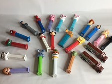 Huge Vintage Lot 22 Loose Pez dispensers Disney cartoon animation toon Asst NN picture