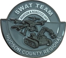 UAS Drone Challenge Coin - Hudson County SWAT  Aviation & Robotics Unit Coin picture
