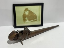 Sikorsky R-6 Helicopter Factory Built Demonstrator Model  Rare Unfinished Kit picture