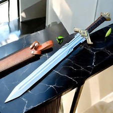 Custom Handmade Dwarven Sword Replica Stainless Steel Sword Gift For Him picture