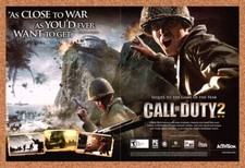 2004 Call Of Duty 2 Xbox 360 Original Advertisement / Retro Promo v1 picture