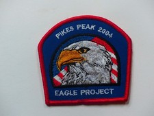 Unused 2004 Eagle Project Pikes Peak Council Colorado Boy Scout BSA Patch picture