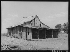 Photo:Muskogee Oklahoma Tenant Farmer Barn 1930s Rural Farmhouse picture