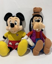 Worlds of Wonder Disney Mickey Mouse & Goofy Plush Toys 1986 Cassette Player picture