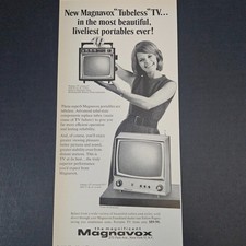 1966 Magnavox Tubeless Portable Ranger 9 Inch Television TV Vintage Print Ad picture