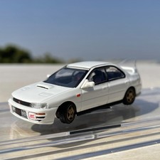 1:64 Subaru Impreza WRX STI GC8 White Die-Cast Model Car JDM Rally Tuned picture