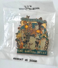 River City Cluster Of Dog Shows 1999 Pin San Antonio Texas Gold Enamel Lapel Pin picture