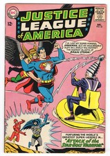 Justice League Of America 32 1964 DC Comics VG/F 5.0 Superman Batman Hawkman picture