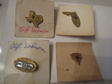 LOT OF 4 (1960'S) LION'S CLUB LAPEL PINS FROM THE 1960'S - BBA-9 picture