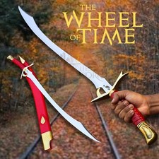 Handmade Wheel of Time Heron Mark Sword with Scabbard | Gift for him/her | USA picture