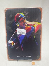 Brooks Koepka WPAP Sports Poster Metal Tin Sign 11.75 in X 7-7/8 in picture