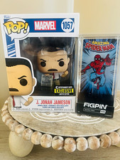 Get both Funko Pop Marvel J. Jonah Jameson #1057 Entertainment Earth Exclusive  picture