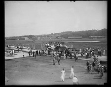 Photo:Bolling Field Washington DC 1926 Aircraft Biplanes Airplanes Crowd picture