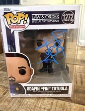 ICE-T SIGNED Law And Order: SVU Funko Odafin “Fin” Tutuola #1272 Beckett BAS COA picture