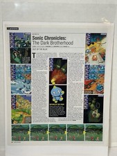 Sonic Chronicles: The Dark Brotherhood Video Game Review Print Ad Wall Art picture