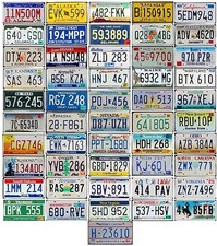 FULL SET 51 USA License Plates - All 50 States + WASHINGTON DC - Good Condition picture