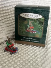 Hallmark Keepsake Miniature Ornament 2000 Devoted Donkey- NEW- picture