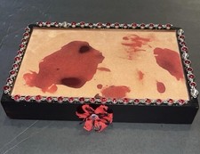 Bloody Murder Creepy Jewelry Box OOAK Gothic Horror Oddity picture