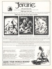 Skyrealms of Jorune Magazine Advertisement Original Black White B&W RPG TTRPG Ad picture