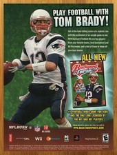 2008 Backyard Football 09 Playstation 2 PS2 Print Ad/Poster Tom Brady Game Art picture