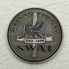 Kitsap County SWAT & T.E.M.S. Challenge Coin picture