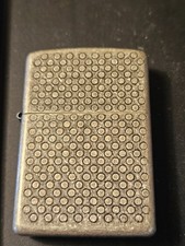 2004 Small Geometric Coin Design Zippo - NEW picture