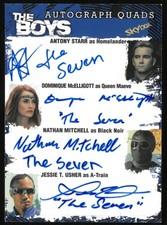 2025 Skybox The Boys: Season 1 2 Quad Auto Starr McElligott Mitchell Usher picture