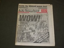 1998 OCTOBER 24 NEW YORK POST NEWSPAPER- NY YANKEES WORLD SERIES PARADE- NP 3105 picture