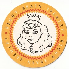 Right Brain Brewery Coaster Beer Coaster Traverse City MI picture