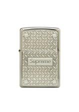 SUPREME DIAMOND PLATE ZIPPO - METAL - S/S 2019 - 100% AUTHENTIC picture