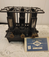 Antique Triple Burner Sad Iron Portable Heater Kerosene Stove Cleveland Co Read picture