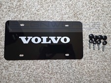 Volvo Silver Laser Engraved Aluminum vanity plate picture