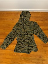 Usmc Gortex Military Jacket Woodland Marpat Small Long picture